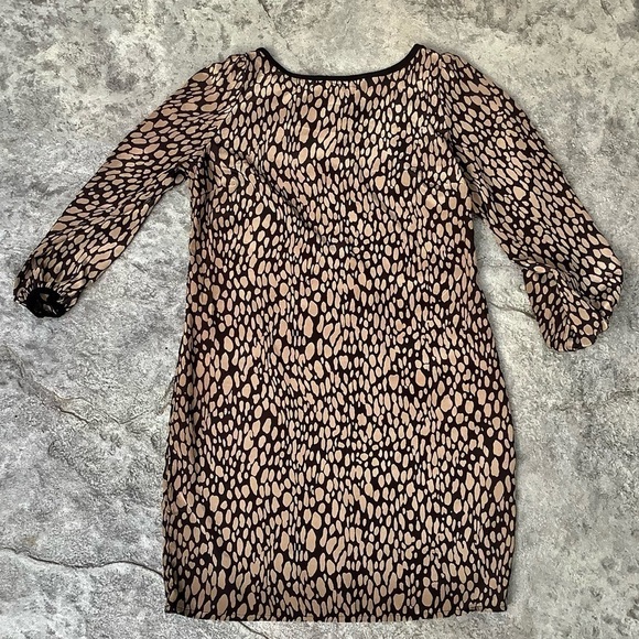 COSTA Blanca animal print balloon sleeves dress sz M - Picture 7 of 9